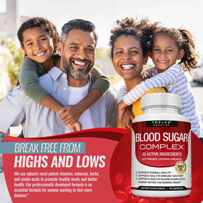 Blood Sugar Complex 20 Vitamins & Minerals