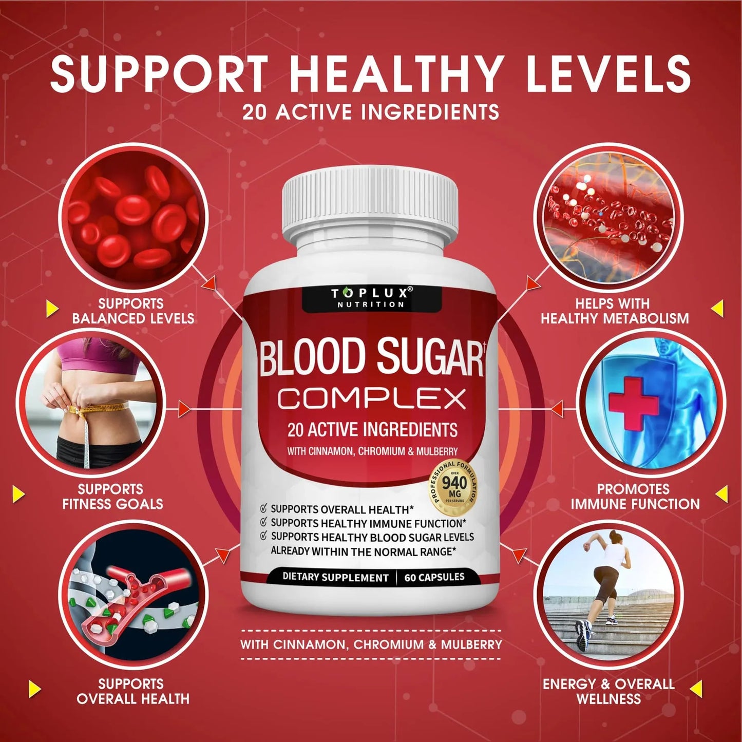 Blood Sugar Complex 20 Vitamins & Minerals