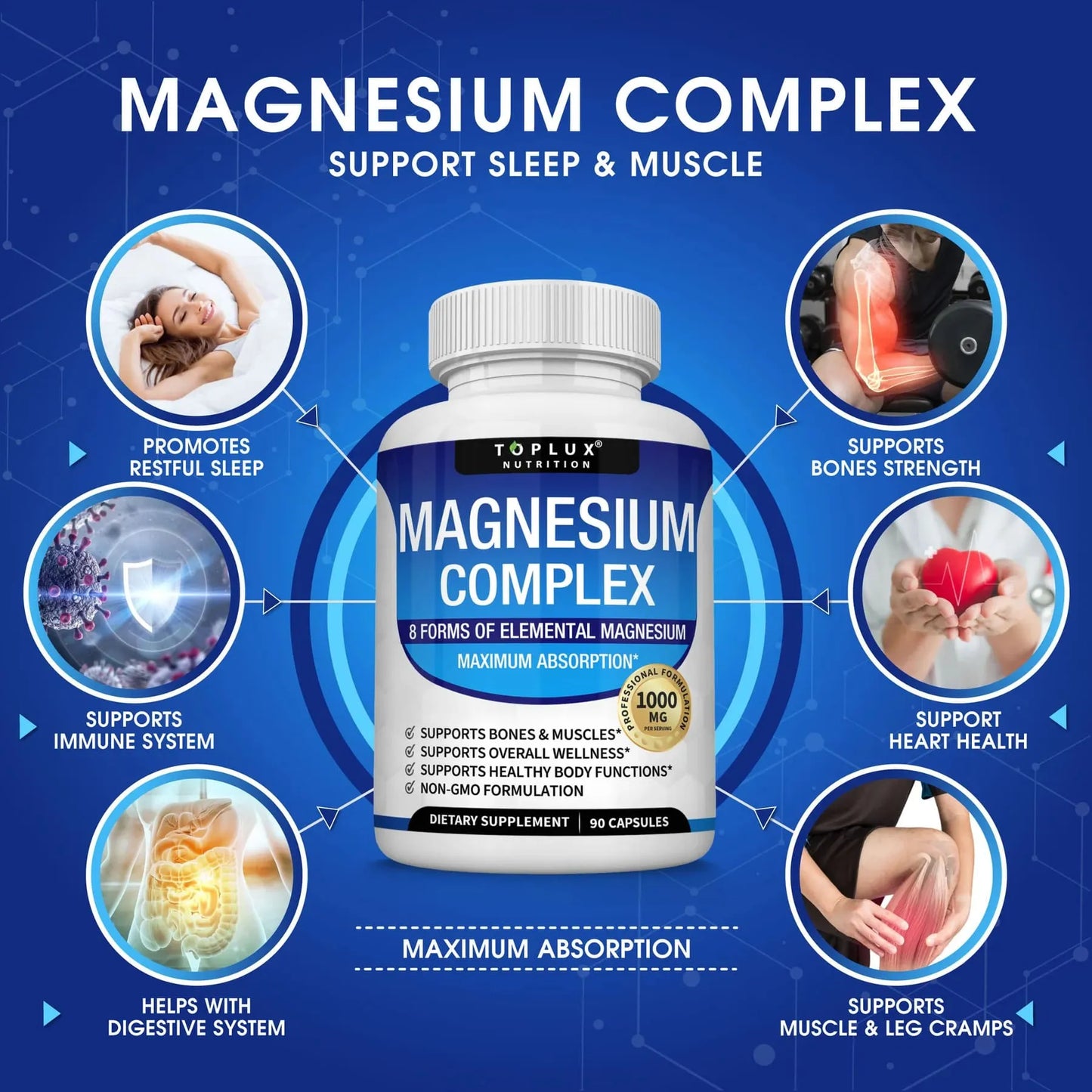 Magnesium Complex 8 Essential Magnesium Supplement